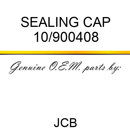 SEALING CAP 10/900408