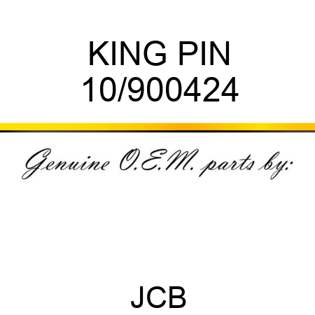 KING PIN 10/900424