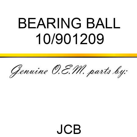 BEARING BALL 10/901209