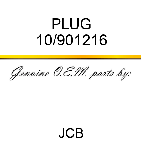 PLUG 10/901216
