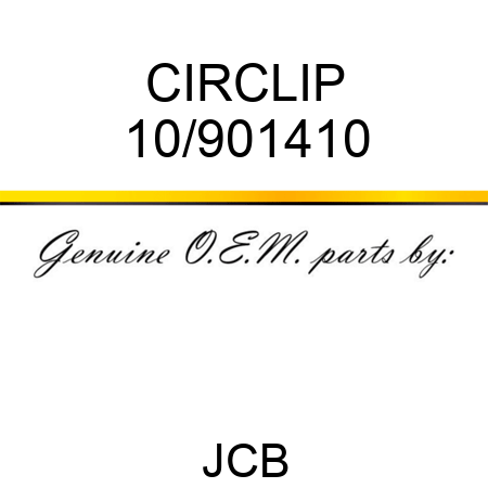 CIRCLIP 10/901410