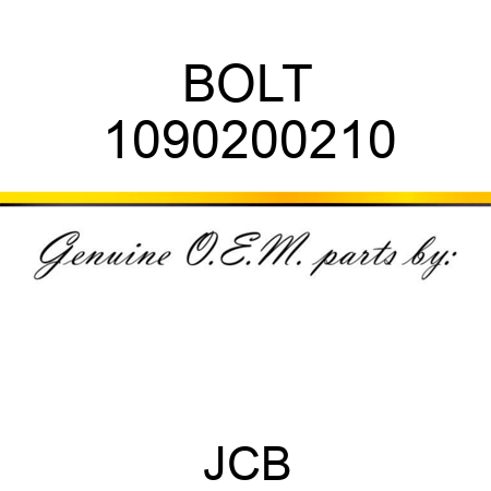 BOLT 1090200210