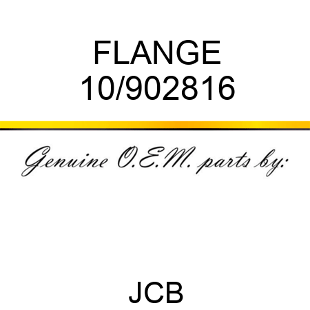FLANGE 10/902816