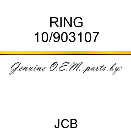 RING 10/903107