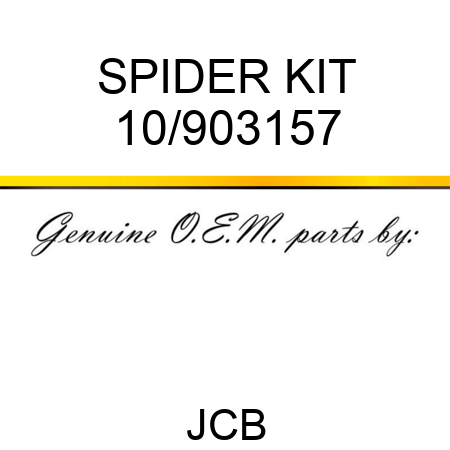 SPIDER KIT 10/903157