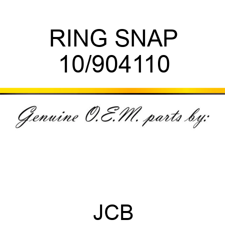 RING SNAP 10/904110