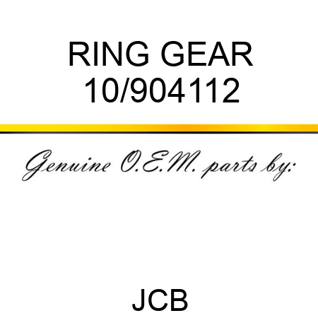 RING GEAR 10/904112
