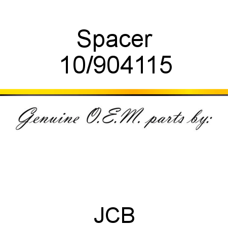 Spacer 10/904115