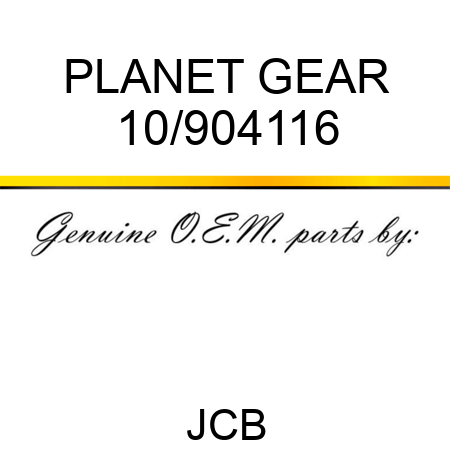 PLANET GEAR 10/904116