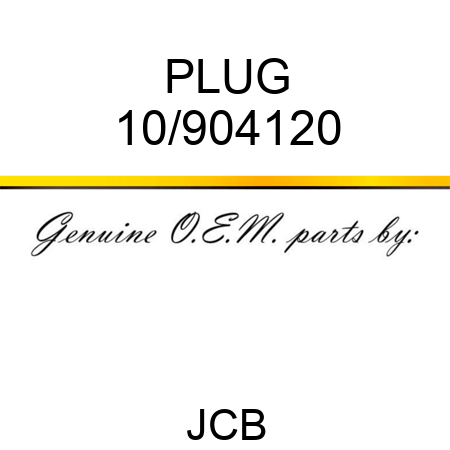 PLUG 10/904120