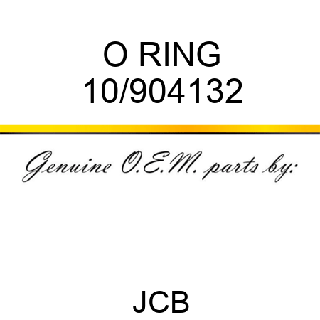 O RING 10/904132