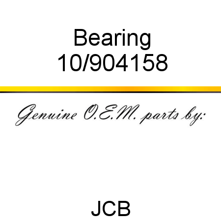 Bearing 10/904158