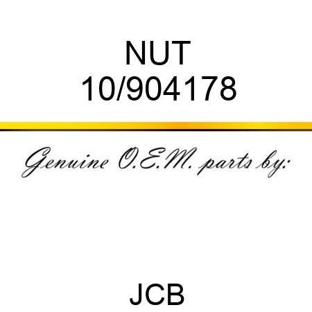 NUT 10/904178