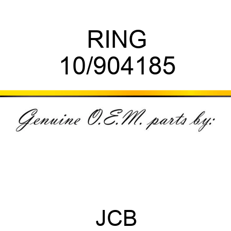 RING 10/904185