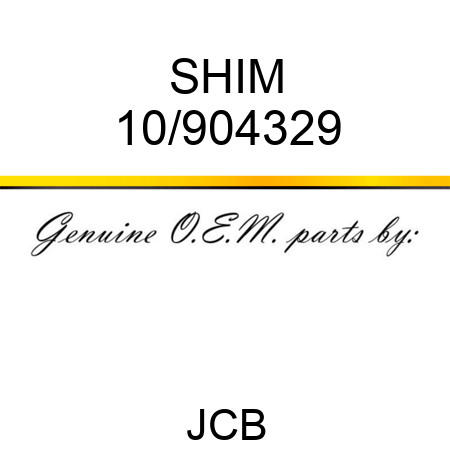 SHIM 10/904329