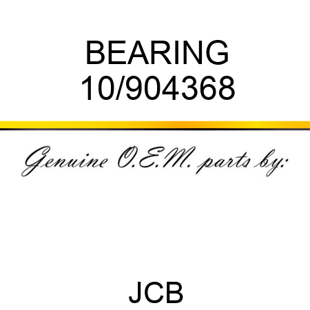 BEARING 10/904368