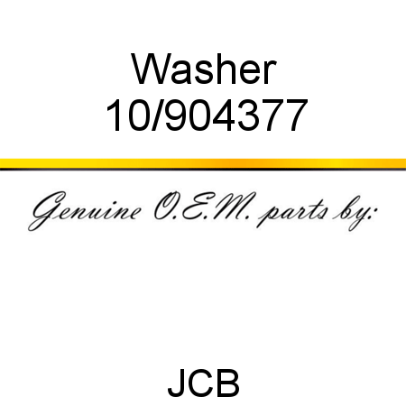 Washer 10/904377