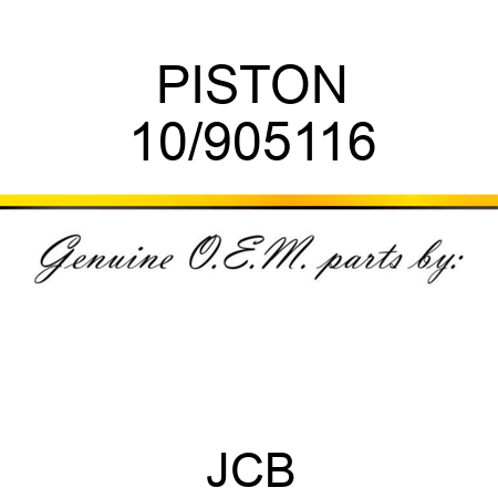 PISTON 10/905116