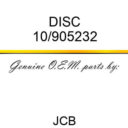 DISC 10/905232