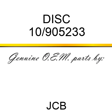 DISC 10/905233