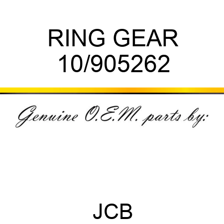 RING GEAR 10/905262