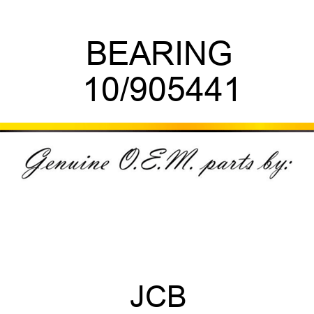 BEARING 10/905441