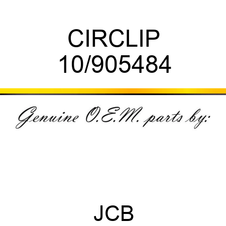 CIRCLIP 10/905484