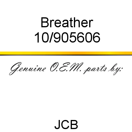 Breather 10/905606