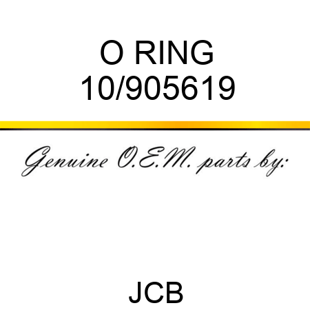 O RING 10/905619
