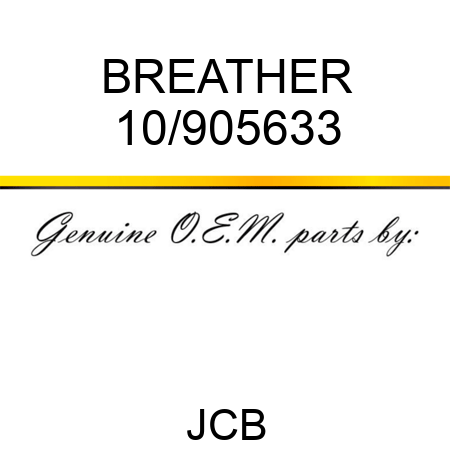 BREATHER 10/905633