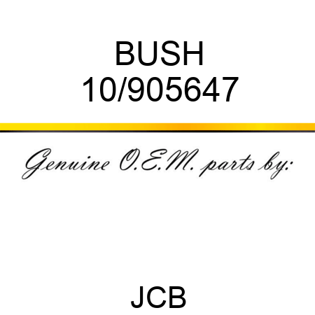 BUSH 10/905647