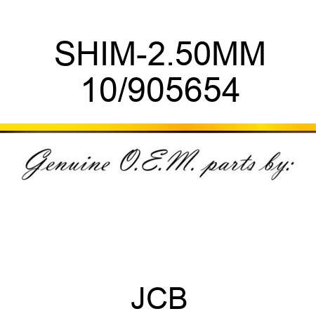 SHIM-2.50MM 10/905654