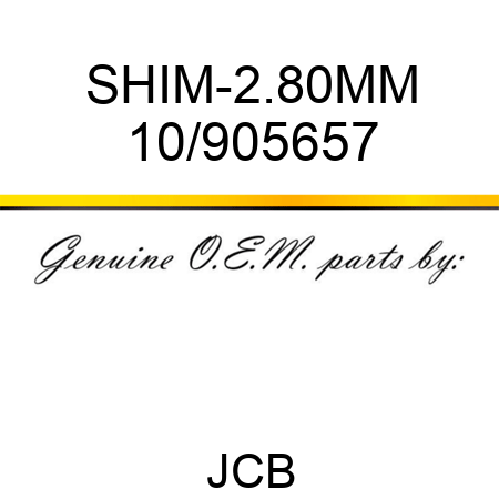 SHIM-2.80MM 10/905657