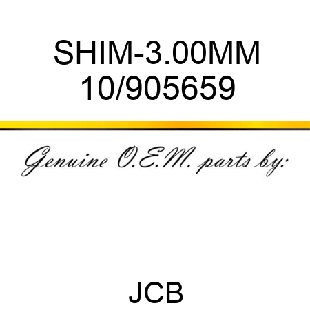 SHIM-3.00MM 10/905659