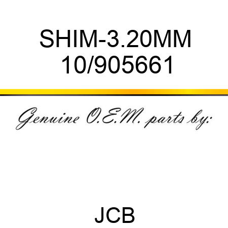 SHIM-3.20MM 10/905661