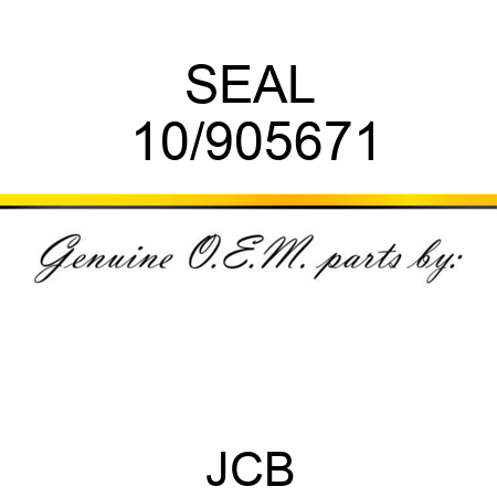 SEAL 10/905671