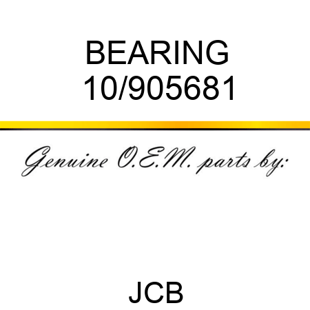 BEARING 10/905681