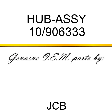 HUB-ASSY 10/906333