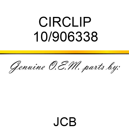 CIRCLIP 10/906338