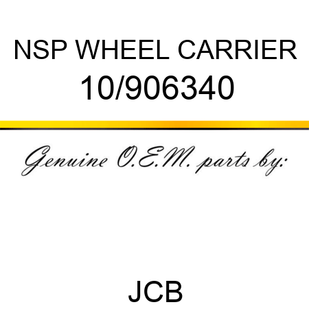 NSP WHEEL CARRIER 10/906340