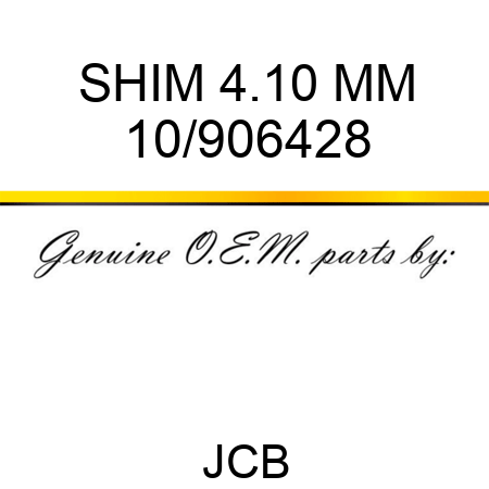 SHIM 4.10 MM 10/906428