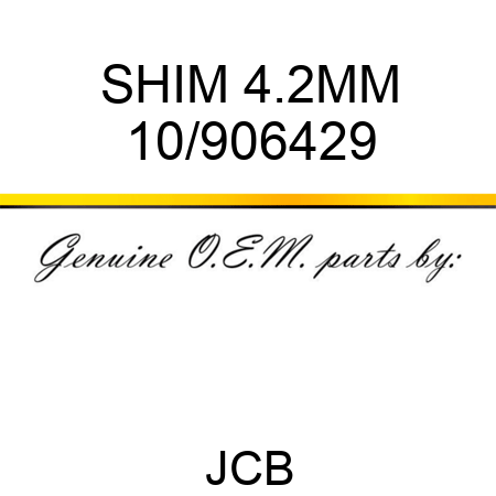 SHIM 4.2MM 10/906429