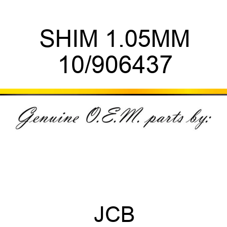 SHIM 1.05MM 10/906437