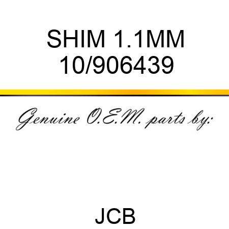 SHIM 1.1MM 10/906439