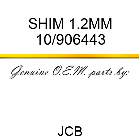 SHIM 1.2MM 10/906443