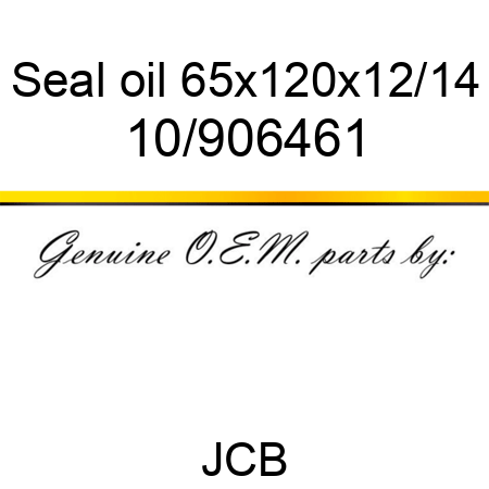 Seal, oil, 65x120x12/14 10/906461