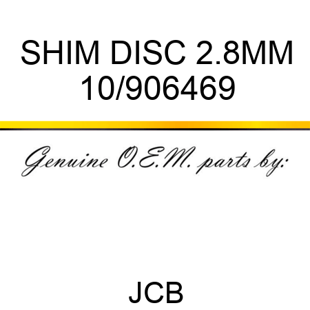 SHIM DISC 2.8MM 10/906469