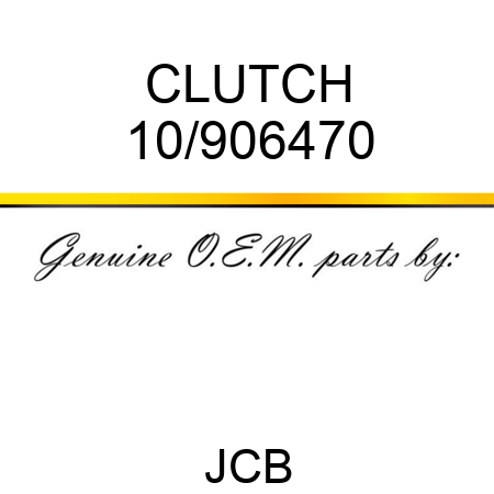 CLUTCH 10/906470