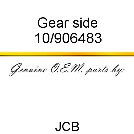 Gear, side 10/906483