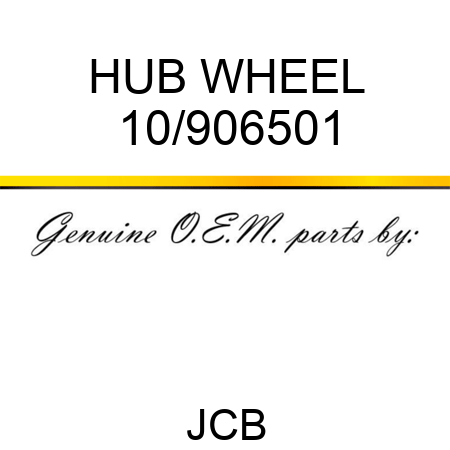 HUB WHEEL 10/906501